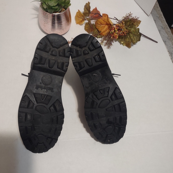 Black Lace-Up Combat Boots - Picture 4 of 7